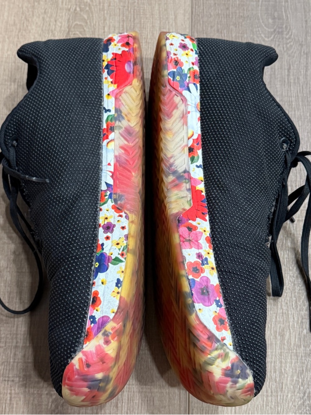 NOBULL Trainer Shoes Men 14 Women 15.5 Black Floral CrossFit TrainingGym Sneaker - Picture 10 of 16